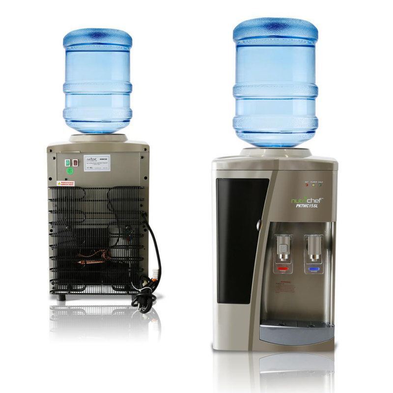 NutriChef Freestanding Hot and Cold Electric Water Cooler Wayfair